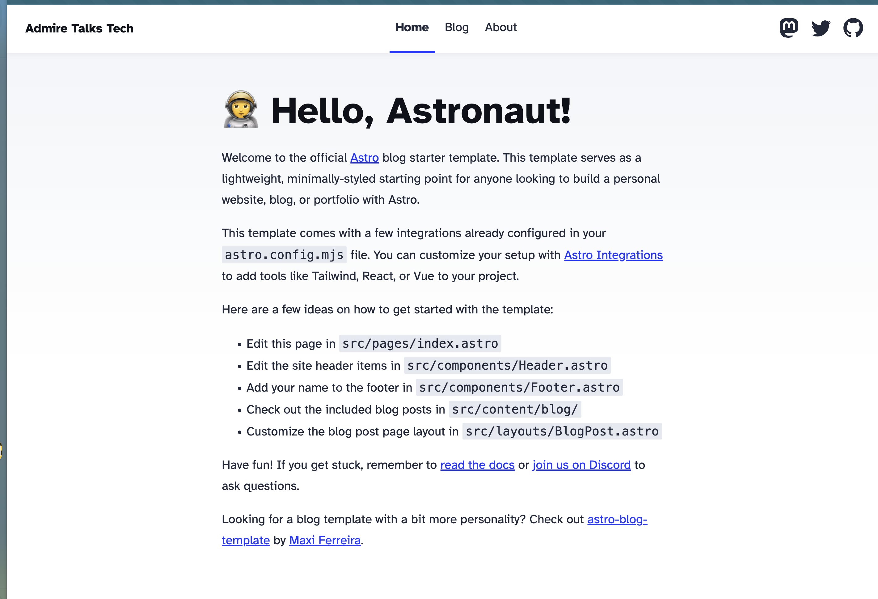 Blog design before DESIGN.md